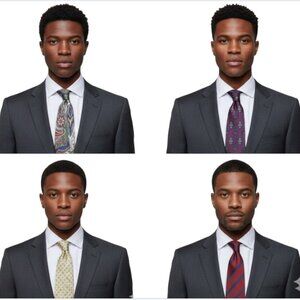 Ralph Lauren Polo  4 Vintage Men's Ties. Paisley, Stripes & Classic Patterns